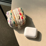 mix knit Airpods case bag