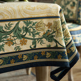 american retro flower table cloth