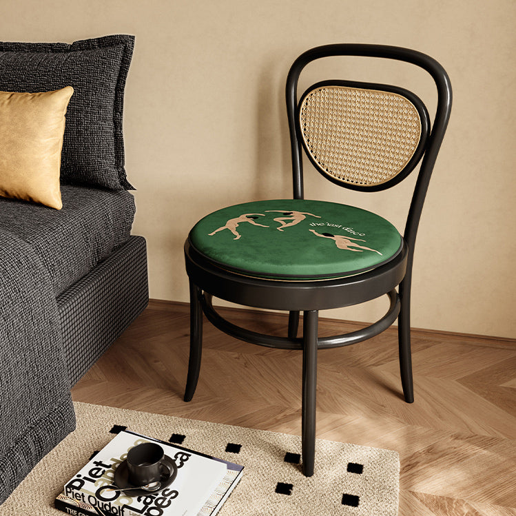 the last dance round cushion
