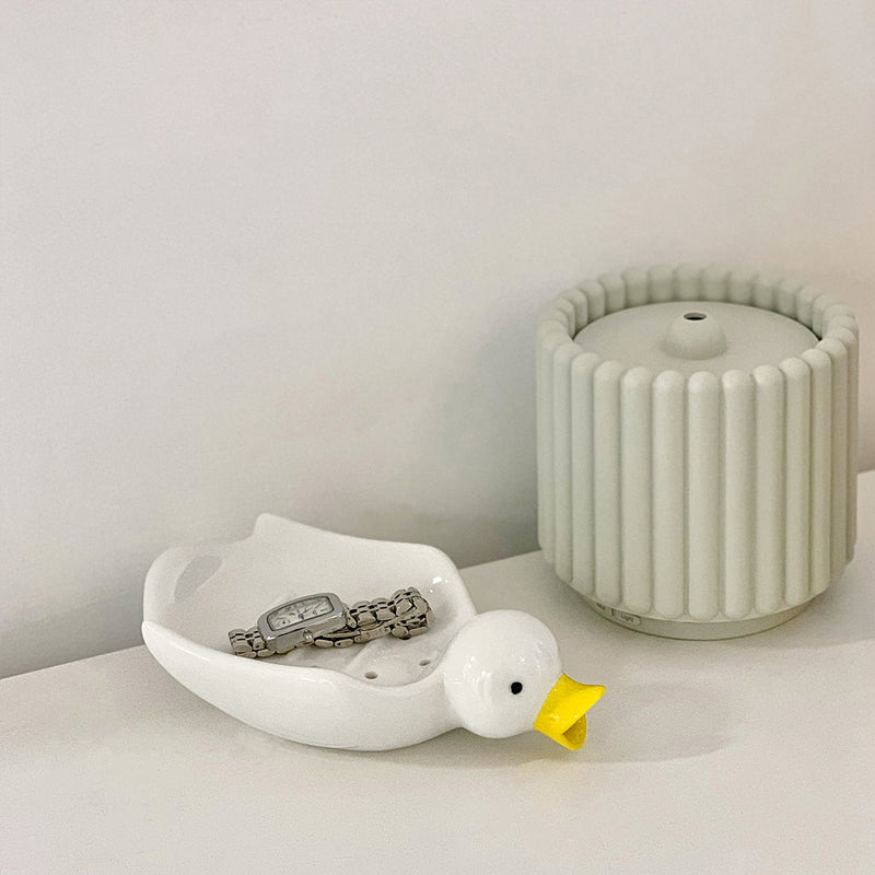 swan soap dish