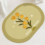 8design dream flower bath mat