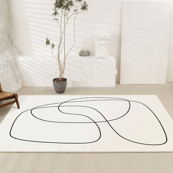 3design simple modern square carpet