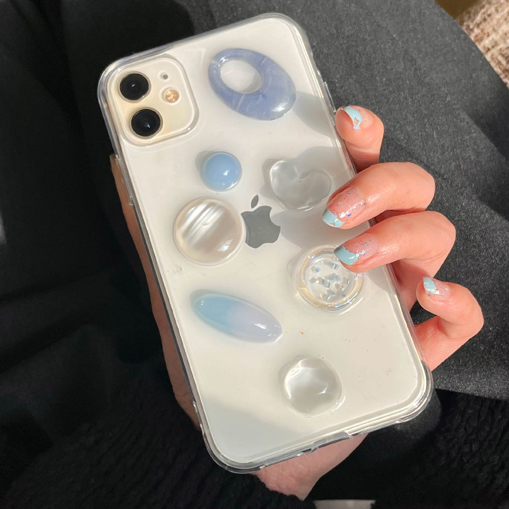 clear blue stone iPhonecase