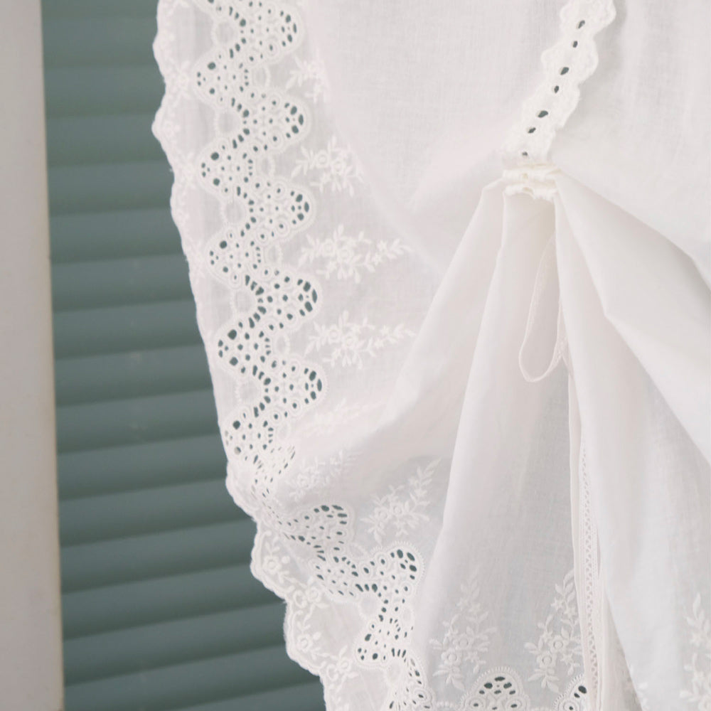 french lace curtain
