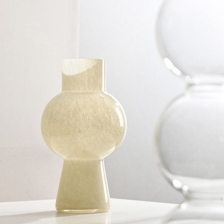 natural beige modern vase