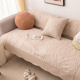 4color leaf quilt sofa cover
