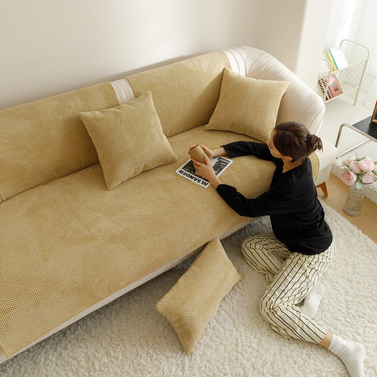 6color simple dot sofa cover