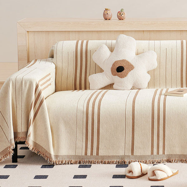 5color mannish stripe sofa cover