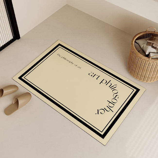art philosophy bath mat