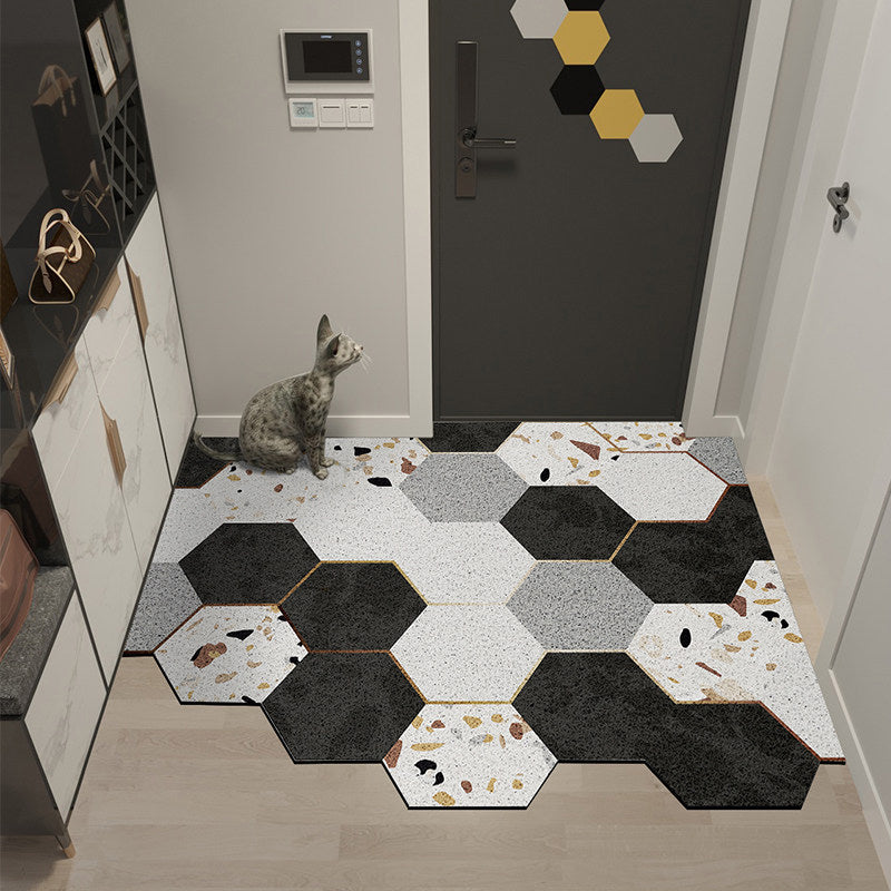 4design hexagon doormat