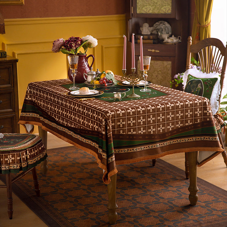 european rose art table cloth
