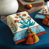 2design ethnic blue flower tissue case