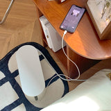 simple white cable storage box