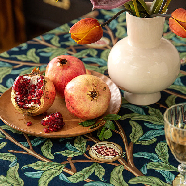 american retro pomegranate table cloth