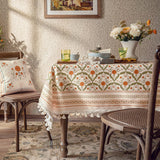 orange margarita table cloth