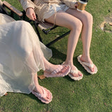 3color scallop rubber roomshoes