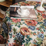 french garden flower table cloth