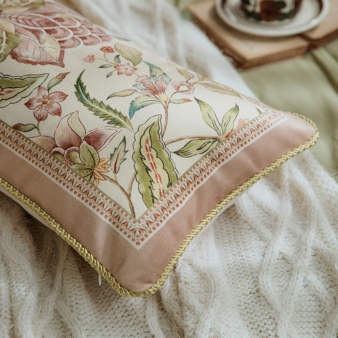 pink like a dream flower long cushion