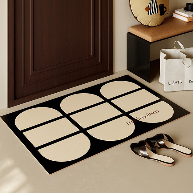 minimalism retro door mat