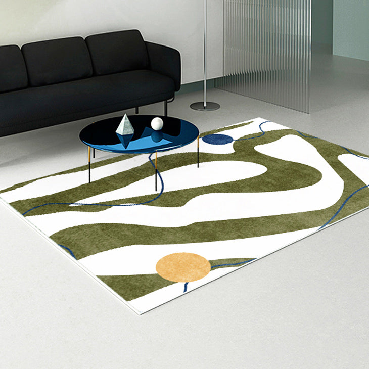 7design modern art square carpet