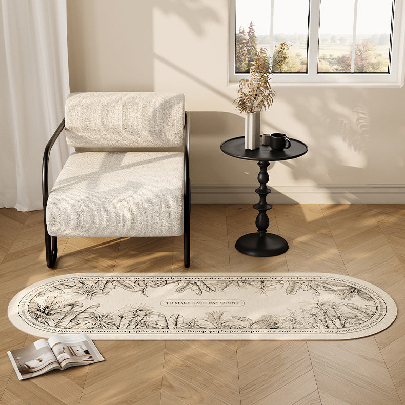 lucky logo luxury floor mat