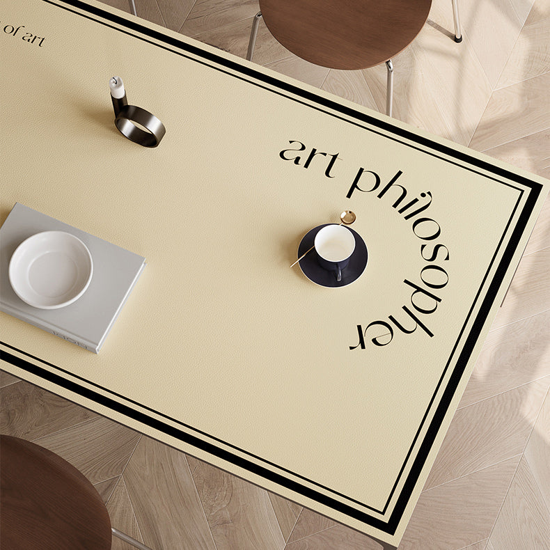 2design art philosophy square table mat