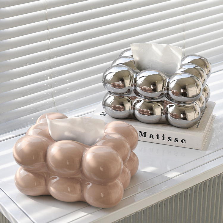 3color bubble tissue case