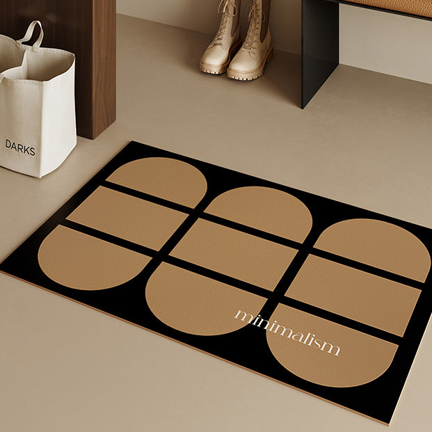 minimalism retro door mat