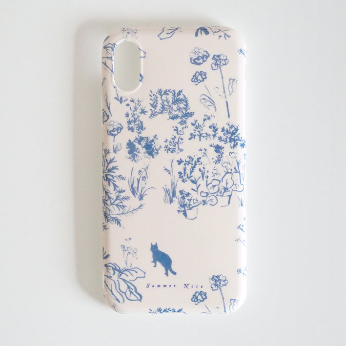 blue cat iPhone case