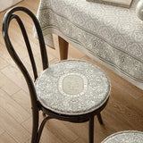 vigour luxury logo round cushion