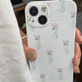 flower vase white iPhonecase