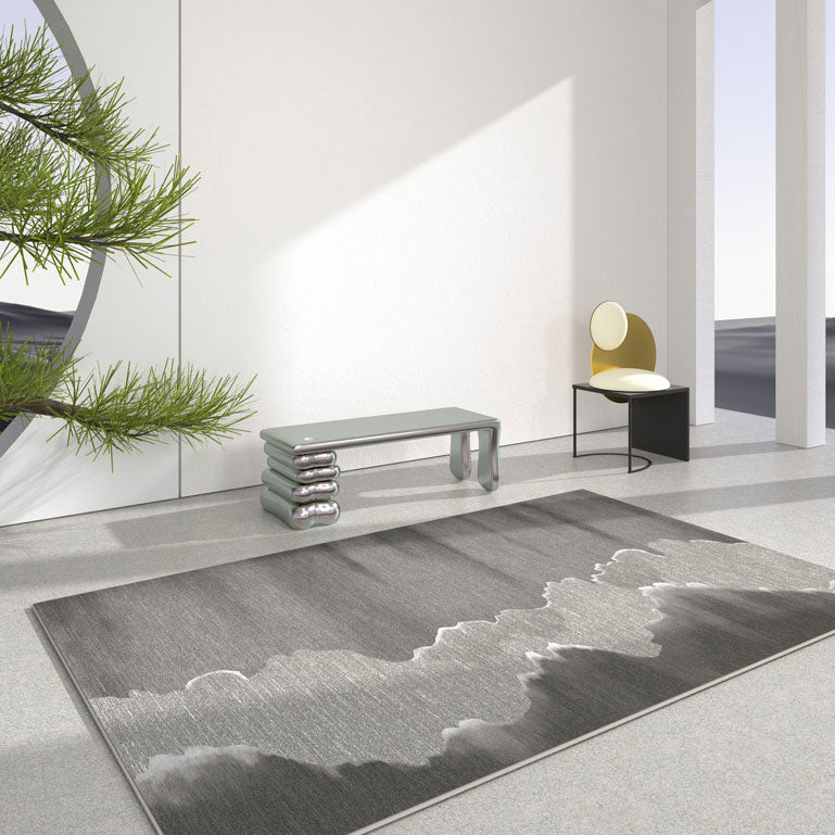 9design gray highend square carpet