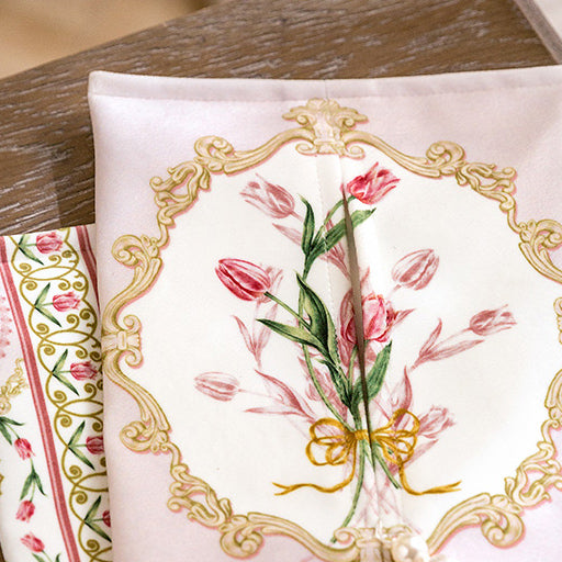2design pink lovely tulip tissue case