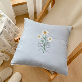 6color daisy embroidery 2way quilt