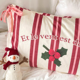 8design winter pattern pillow sheets