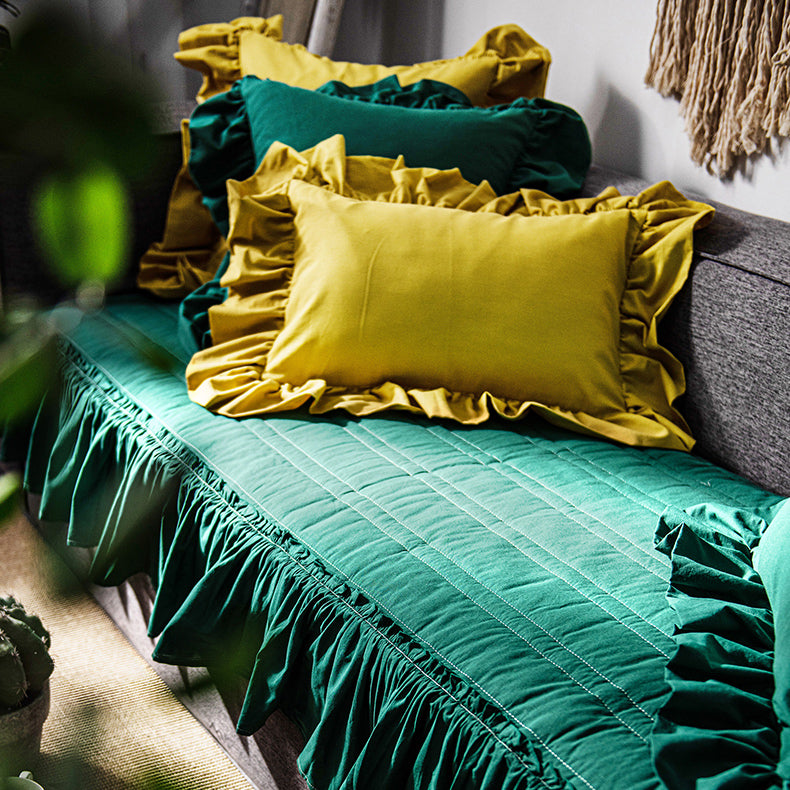 5color frill cushion