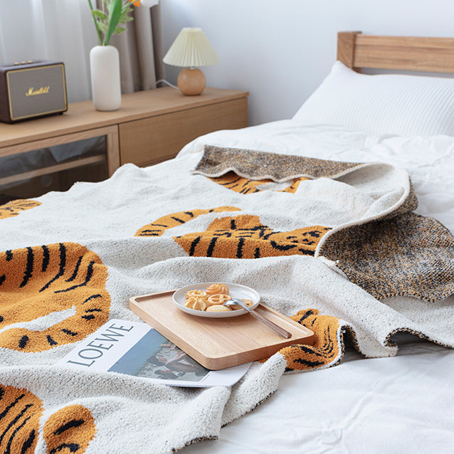 【再入荷】3color cute tiger blanket