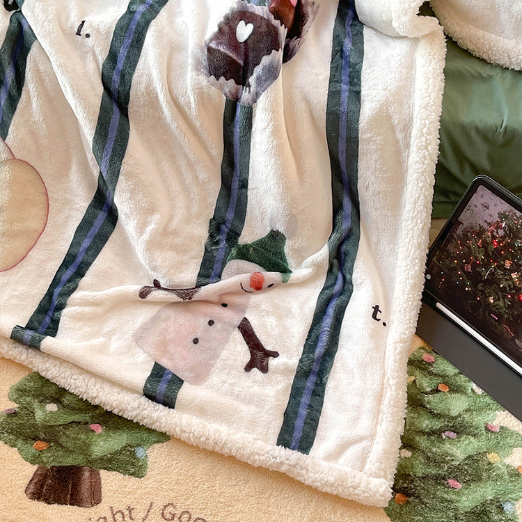 2design winter pattern blanket