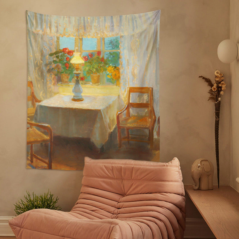 4design oil art tapestry