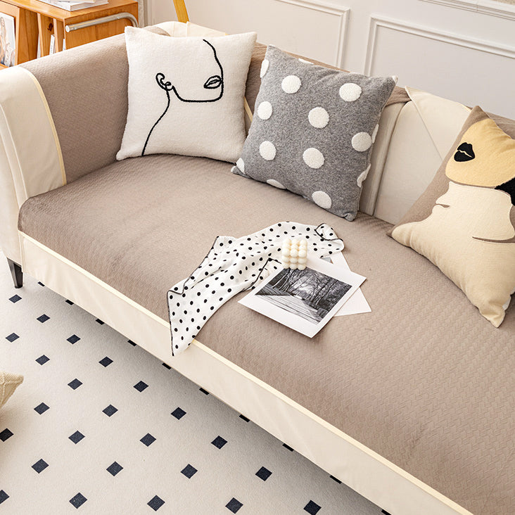 4color knit pattern sofa cover