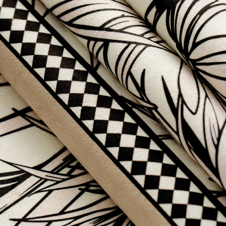 lucky logo luxury curtain