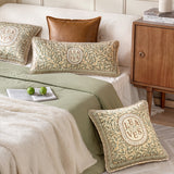leaves art logo square cushion