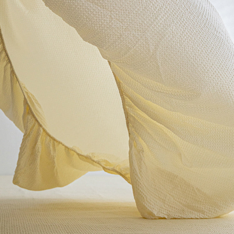 8color waffle cotton mattress sheets