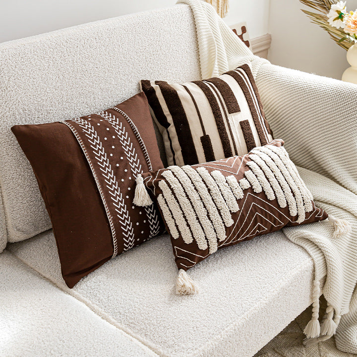 6design bohemian boa cushion