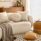2design beige elegance logo cushion