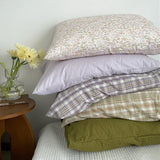 6design cotton single pillow sheets