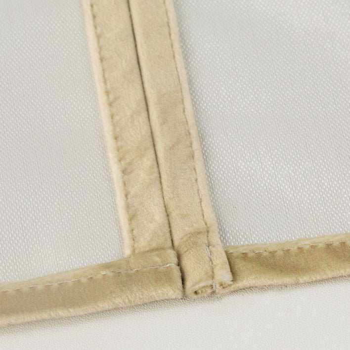beige elegance logo curtain