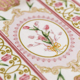 2design pink lovely tulip table cloth