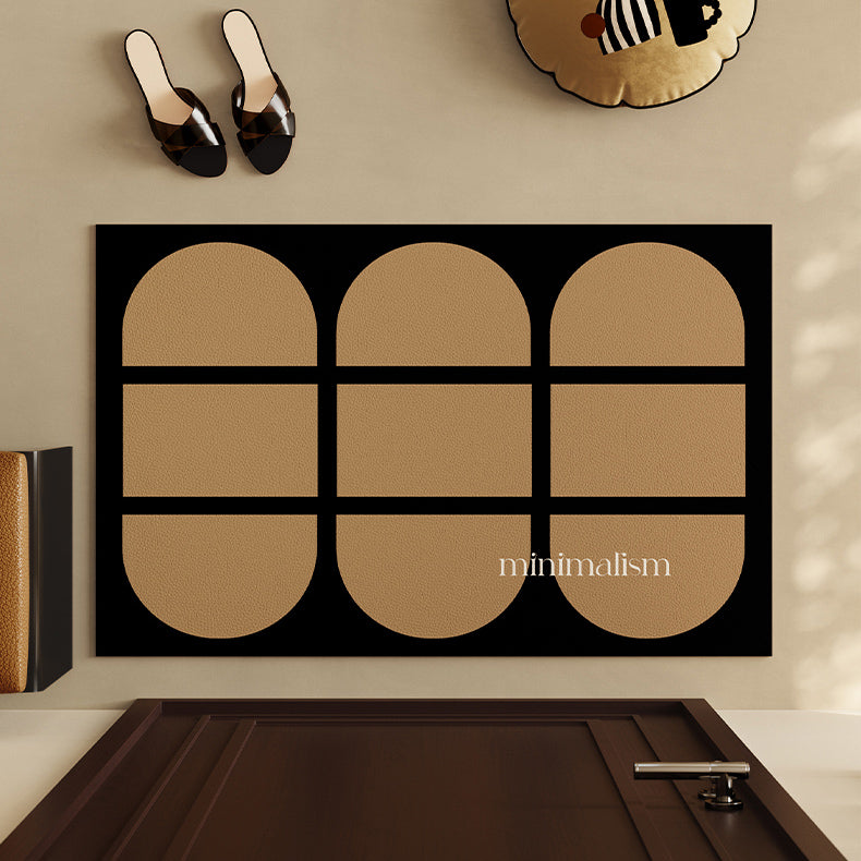 minimalism retro door mat