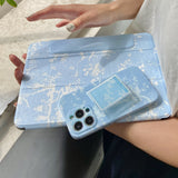 sky blue iPad case
